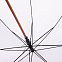 Зонт-трость с деревянной ручкой, полуавтомат с логотипом  заказать по выгодной цене в кибермаркете AvroraStore