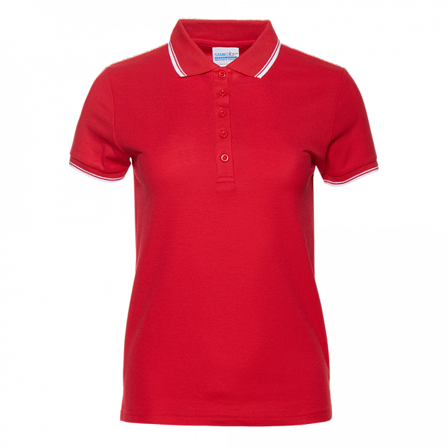 Рубашка поло Рубашка 04BK Красный с логотипом  заказать по выгодной цене в кибермаркете AvroraStore