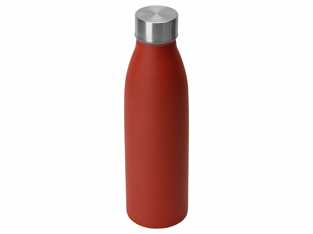 Стальная бутылка Rely, 800 мл, красный матовый с логотипом  заказать по выгодной цене в кибермаркете AvroraStore