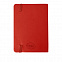 Блокнот SHADY JUNIOR с элементами планирования,  А6, красный, кремовый блок, красный  обрез с логотипом  заказать по выгодной цене в кибермаркете AvroraStore