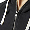 Толстовка женская с капюшоном Elements, черная с логотипом  заказать по выгодной цене в кибермаркете AvroraStore