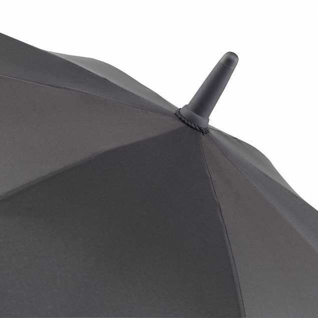 Зонт-трость с цветными спицами Color Style, серый с логотипом  заказать по выгодной цене в кибермаркете AvroraStore