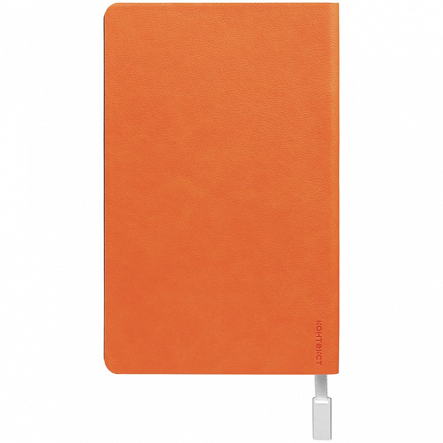 Ежедневник Petrus, недатированный, оранжевый с логотипом  заказать по выгодной цене в кибермаркете AvroraStore