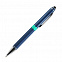 Шариковая ручка Ocean, синяя/аква, для зеркальной лазерной гравировки с логотипом  заказать по выгодной цене в кибермаркете AvroraStore