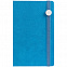 Ежедневник Nova Round, недатированный, голубой с логотипом  заказать по выгодной цене в кибермаркете AvroraStore