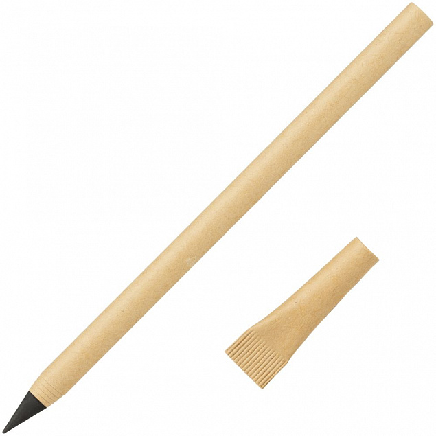 Вечный карандаш Carton Inkless, неокрашенный с логотипом  заказать по выгодной цене в кибермаркете AvroraStore