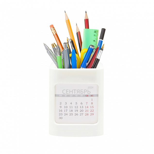 Календарь-органайзер настольный  Praktikum - Белый BB с логотипом  заказать по выгодной цене в кибермаркете AvroraStore