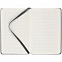 Блокнот Cluster Mini в клетку, темно-серый с логотипом  заказать по выгодной цене в кибермаркете AvroraStore