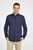 Рубашка мужская BURMA MEN, темно-синяя с логотипом  заказать по выгодной цене в кибермаркете AvroraStore
