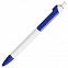 Ручка шариковая FORTE, , белый/синий, пластик с логотипом  заказать по выгодной цене в кибермаркете AvroraStore
