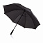 Зонт-трость антишторм  Deluxe 30", черный с логотипом  заказать по выгодной цене в кибермаркете AvroraStore