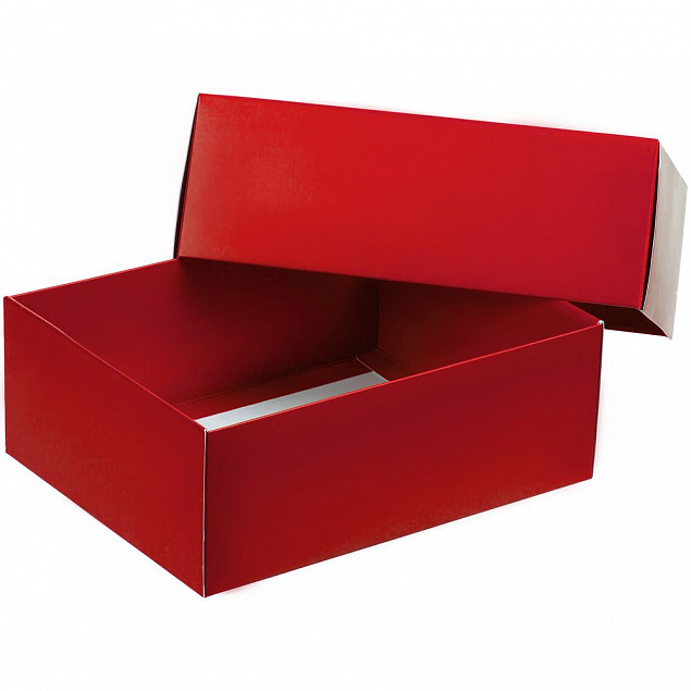 Коробка с окном InSight, красная с логотипом  заказать по выгодной цене в кибермаркете AvroraStore