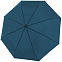 Складной зонт Fiber Magic Superstrong, голубой с логотипом  заказать по выгодной цене в кибермаркете AvroraStore