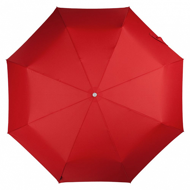 Складной зонт Alu Drop S, 3 сложения, 8 спиц, автомат, красный с логотипом  заказать по выгодной цене в кибермаркете AvroraStore