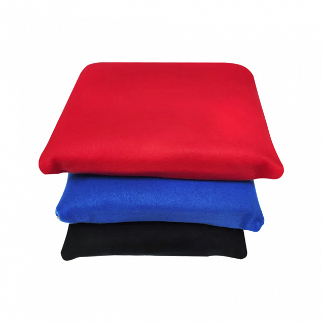 Плед-подушка "Вояж" - Красный PP с логотипом  заказать по выгодной цене в кибермаркете AvroraStore