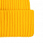 Шапка Yong, желтая с логотипом  заказать по выгодной цене в кибермаркете AvroraStore