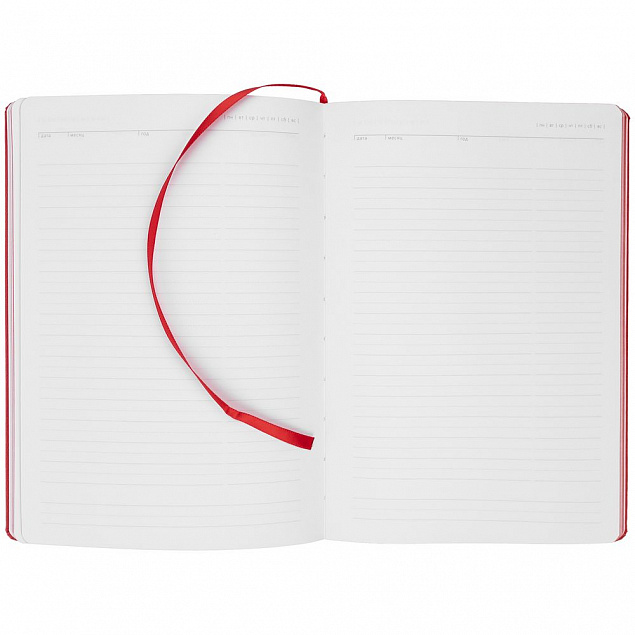 Ежедневник Cortado, недатированный, красный с логотипом  заказать по выгодной цене в кибермаркете AvroraStore