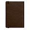 Ежедневник недатированный Boomer, А5,  темно-коричневый, кремовый блок, без обреза с логотипом  заказать по выгодной цене в кибермаркете AvroraStore