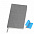 Бизнес-блокнот "Funky", 130*210 мм, синий, оранжевый форзац, мягкая обложка, блок-линейка с логотипом  заказать по выгодной цене в кибермаркете AvroraStore