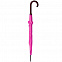 Зонт-трость Standard, ярко-розовый (фуксия) с логотипом  заказать по выгодной цене в кибермаркете AvroraStore
