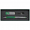 Коробка Notes с ложементом для ручки и флешки, зеленая с логотипом  заказать по выгодной цене в кибермаркете AvroraStore