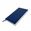 Бизнес-блокнот SMARTI, A5, синий, мягкая обложка, в клетку с логотипом  заказать по выгодной цене в кибермаркете AvroraStore