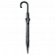Зонт-трость Alessio, черный с серым с логотипом  заказать по выгодной цене в кибермаркете AvroraStore