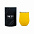 Набор Cofer Tube софт-тач CO12s black, желтый с логотипом  заказать по выгодной цене в кибермаркете AvroraStore