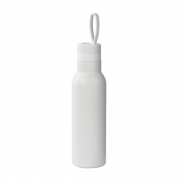 Бутылка для воды "Фитнес", покрытие пудра, 0,7 л. с логотипом  заказать по выгодной цене в кибермаркете AvroraStore