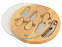 Набор для сыра и вина со стеклянной крышкой Rendezvous с логотипом  заказать по выгодной цене в кибермаркете AvroraStore