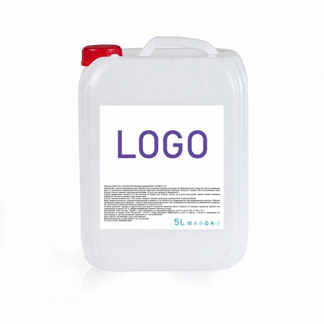 Лосьон для рук TOPSEPT 75, 5 л (прозрачный) с логотипом  заказать по выгодной цене в кибермаркете AvroraStore