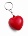 Брелок сердце, красный с логотипом  заказать по выгодной цене в кибермаркете AvroraStore