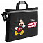 Сумка-папка «Микки Маус. Easygoing», черная с логотипом  заказать по выгодной цене в кибермаркете AvroraStore