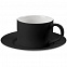 Чайная пара Best Morning, черная с логотипом  заказать по выгодной цене в кибермаркете AvroraStore