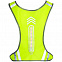 Светоотражающий жилет для бега с маячком Flash, желтый неон с логотипом  заказать по выгодной цене в кибермаркете AvroraStore