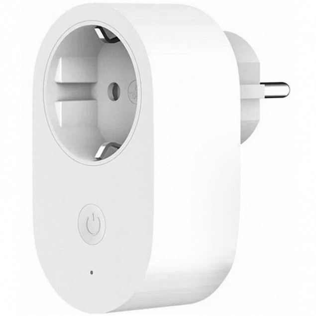 Умная розетка Mi Smart Plug 2, белая с логотипом  заказать по выгодной цене в кибермаркете AvroraStore