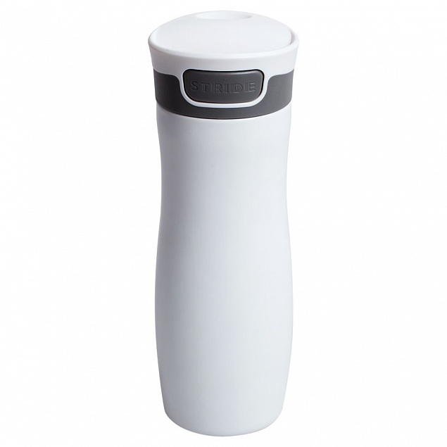 Термостакан Tansley, герметичный, вакуумный, белый с логотипом  заказать по выгодной цене в кибермаркете AvroraStore