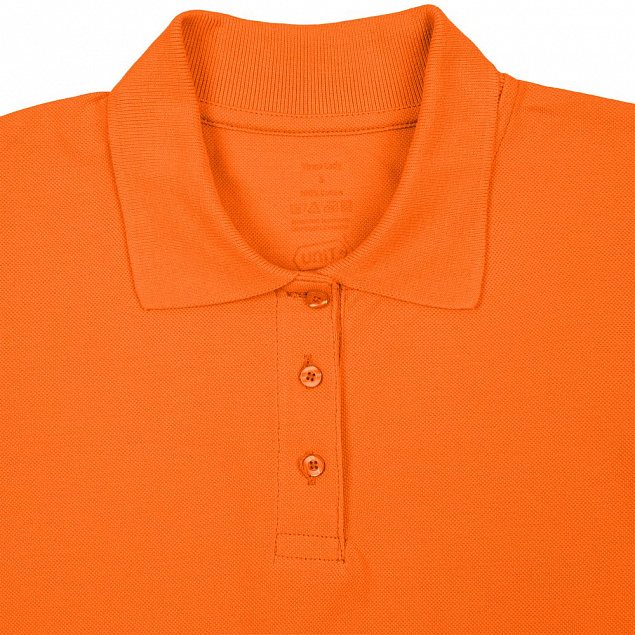 Рубашка поло женская Virma Lady, оранжевая с логотипом  заказать по выгодной цене в кибермаркете AvroraStore