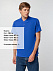 Рубашка поло мужская SPRING 210, ярко-синяя (royal) с логотипом  заказать по выгодной цене в кибермаркете AvroraStore