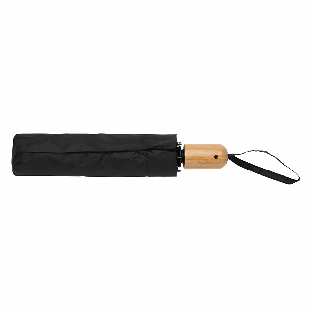 Автоматический зонт Impact из RPET AWARE™ с бамбуковой ручкой, d94 см с логотипом  заказать по выгодной цене в кибермаркете AvroraStore