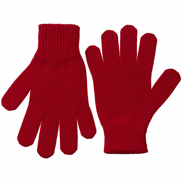 Перчатки Real Talk, красные с логотипом  заказать по выгодной цене в кибермаркете AvroraStore