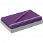 Набор Shall Color, фиолетовый с логотипом  заказать по выгодной цене в кибермаркете AvroraStore