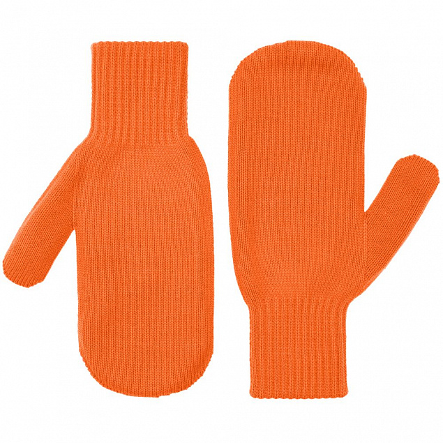 Варежки Life Explorer, оранжевые с логотипом  заказать по выгодной цене в кибермаркете AvroraStore