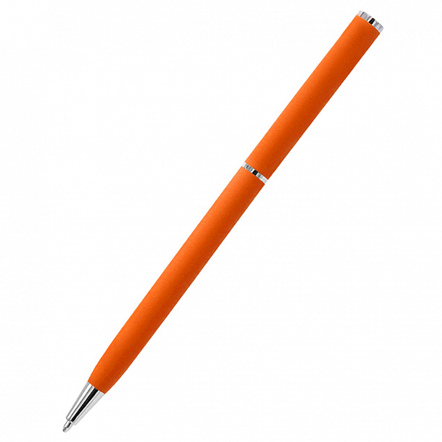 Ручка шариковая металлическая Tinny Soft - Оранжевый OO с логотипом  заказать по выгодной цене в кибермаркете AvroraStore
