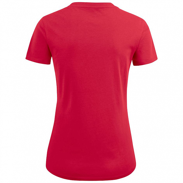Футболка женская Ladies American U, красная с логотипом  заказать по выгодной цене в кибермаркете AvroraStore