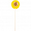 Леденец Lollifruit, желтый с бананом с логотипом  заказать по выгодной цене в кибермаркете AvroraStore