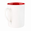 Керамическая кружка Astra, 380 ml, белый/красный с логотипом  заказать по выгодной цене в кибермаркете AvroraStore
