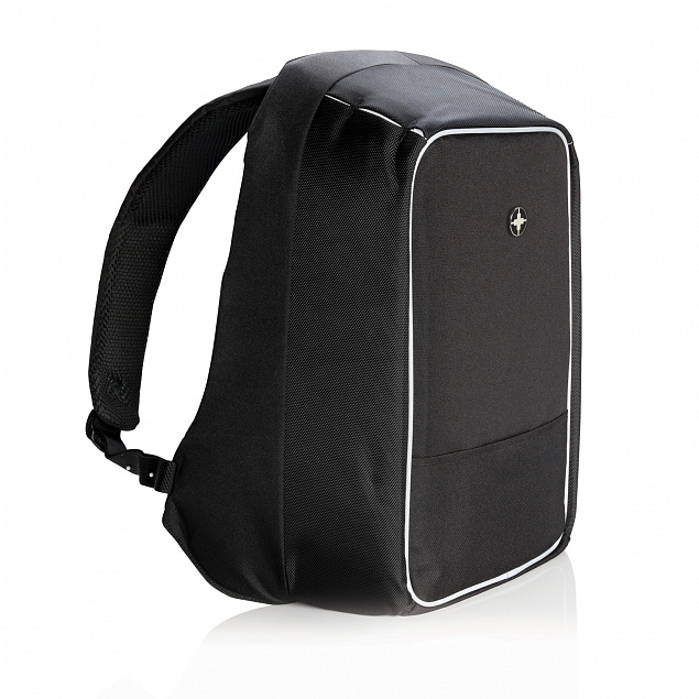 Рюкзак для ноутбука Swiss Peak с защитой от карманников с логотипом  заказать по выгодной цене в кибермаркете AvroraStore