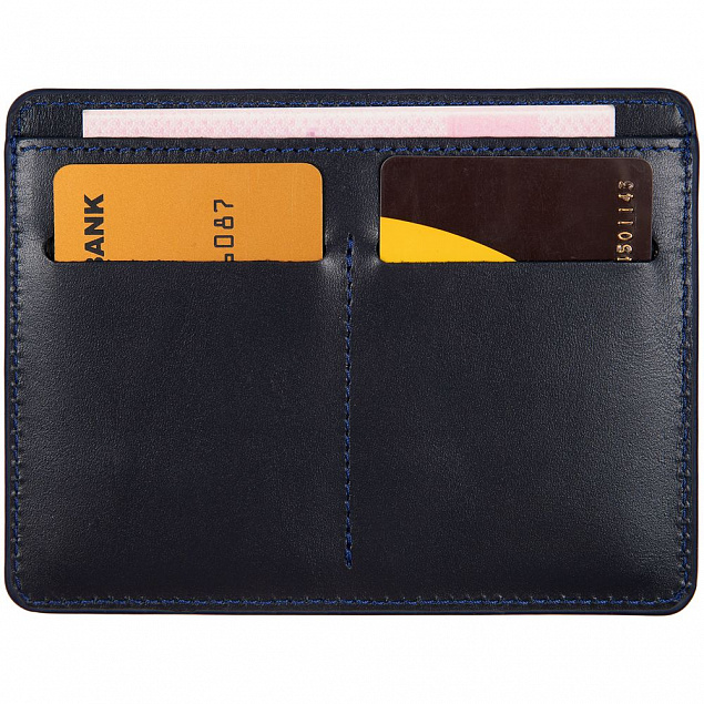 Бумажник водителя Remini, темно-синий с логотипом  заказать по выгодной цене в кибермаркете AvroraStore