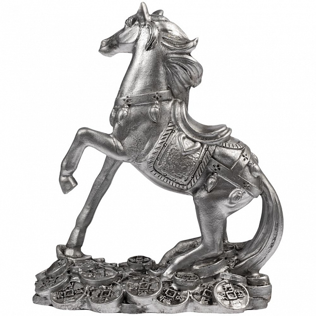 Статуэтка «Лошадь на монетах» с логотипом  заказать по выгодной цене в кибермаркете AvroraStore
